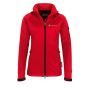 Damen Softshelljacke rot/grau
